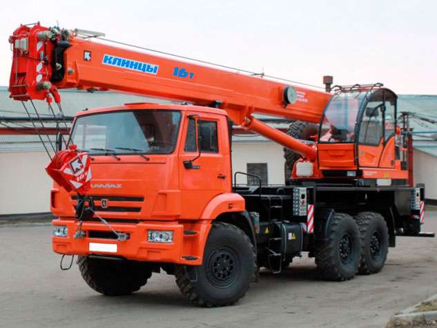 Автокран 16 тонн Клинцы вездеход